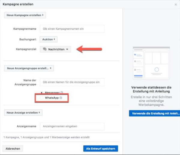 Facebook, Anzeige, WhatsApp, Facebook-Werbung, Werbungtreibende