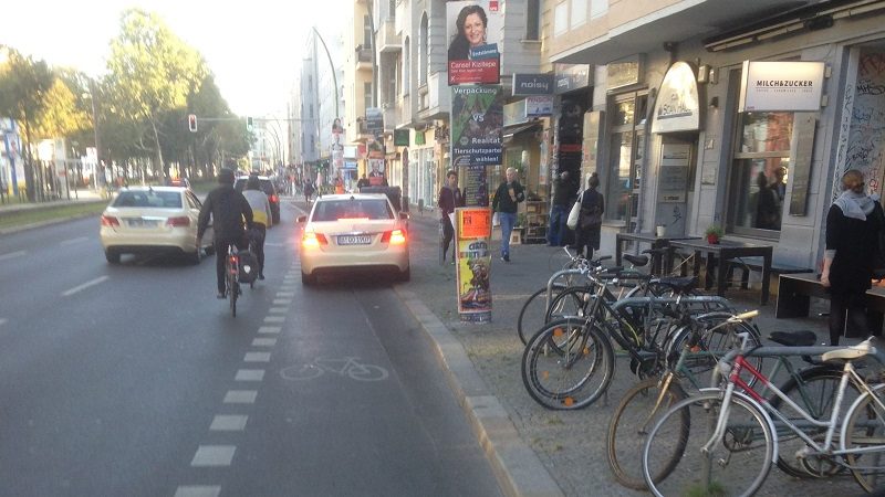 Warschauer Straße Berlin Radwege