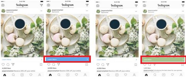 Instagram, Werbung, Call-to-Action, CTA