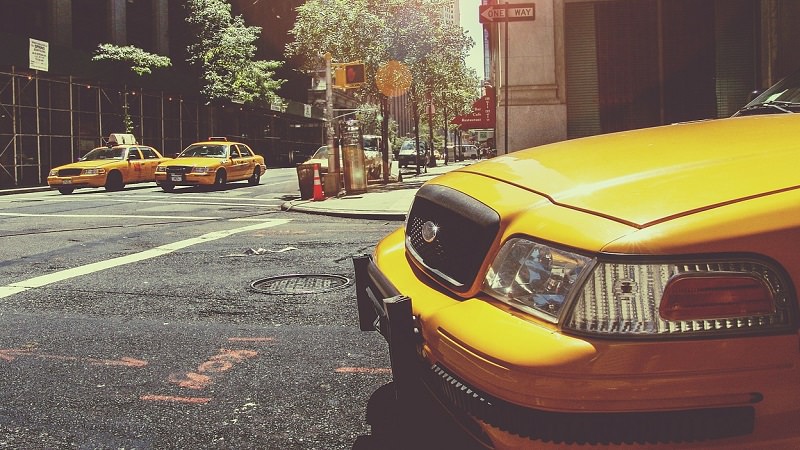 Uber, Taxi, New York, iPhone Screen