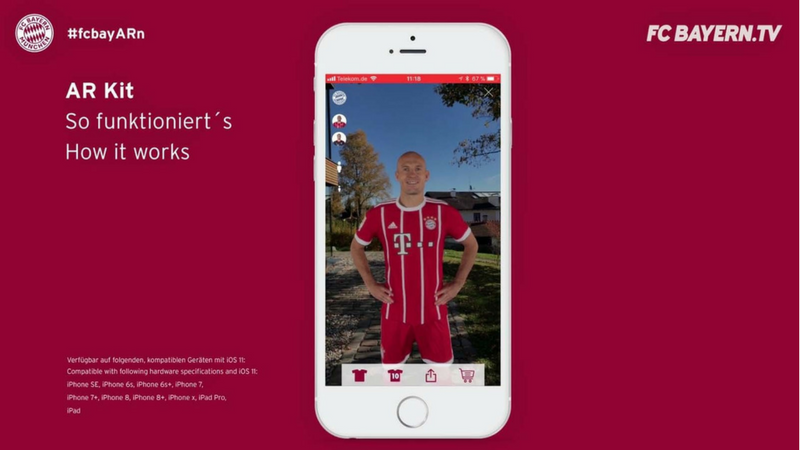 Augmented Reality: FC Bayern launcht eigene Lösung