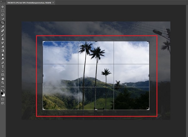 Photoshop, Photoshop Bilder zuschneiden
