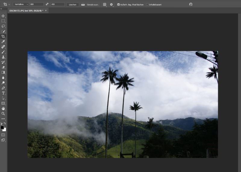 Photoshop, Photoshop Bilder zuschneiden