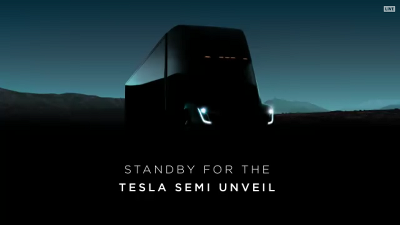 Tesla Semi Truck Livestream