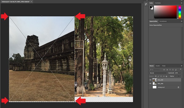Photoshop, Bilder, Bilder zusammenfügen