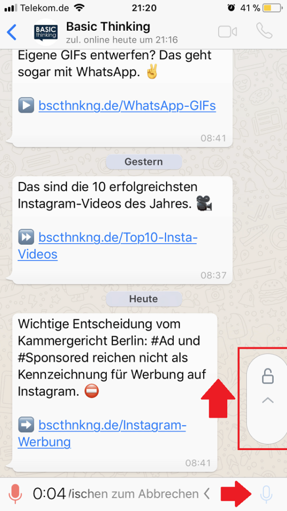 WhatsApp, Sprachnachricht, Audio, WhatsApp-Sprachnachrichten