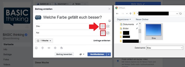 Facebook, Facebook-Umfrage, Umfrage