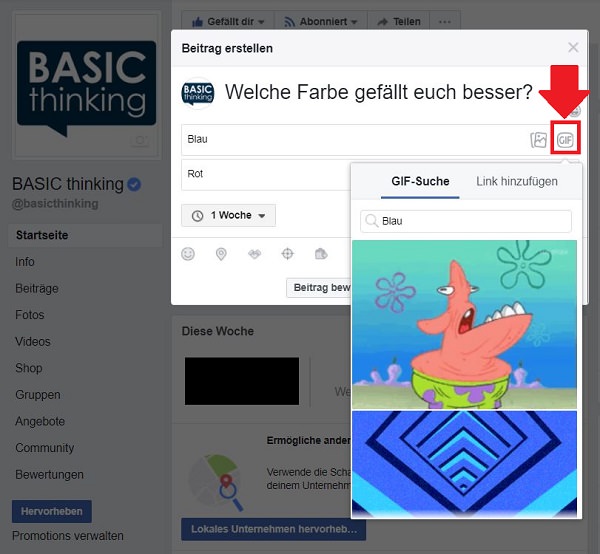 Facebook, Facebook-Umfrage, Umfrage