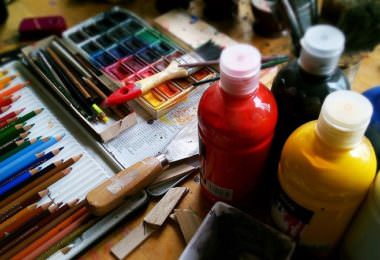 Maler, Malerei, Stifte, Farben, visuelle Kommunikation