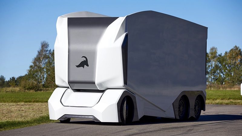 Einride T-pod fahrerlose E-Trucks