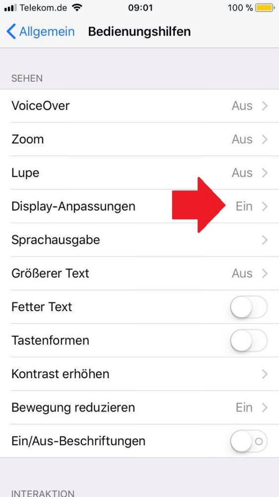 iPhone, Schwarz-Weiß-Modus, Schwarz-Weiß, Graustufen