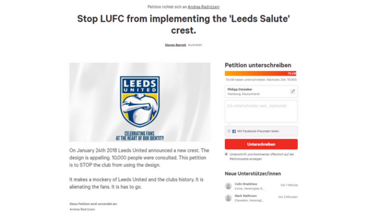 Marketing-Albtraum: Leeds United ruft Vereinswappen zurück