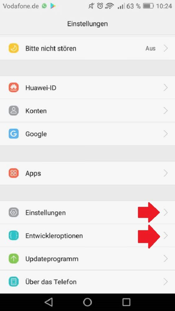 Android, Schwarz-Weiß-Modus, Huawei, Samsung, One Plus