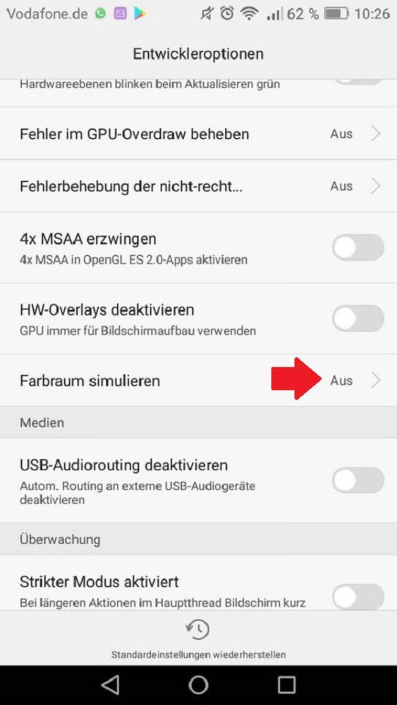 Android, Schwarz-Weiß-Modus, Huawei, Samsung, One Plus