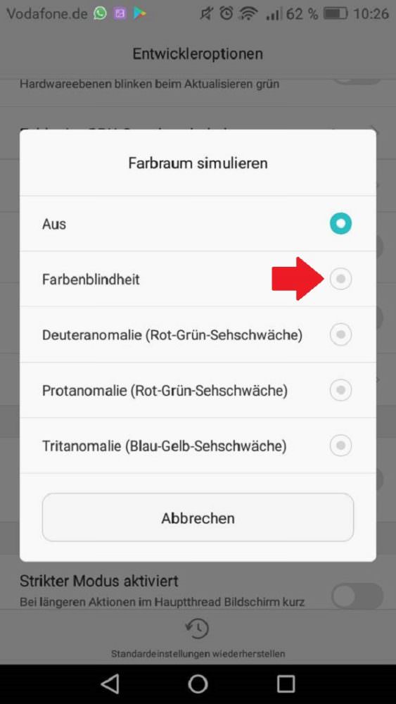 Android, Schwarz-Weiß-Modus, Huawei, Samsung, One Plus