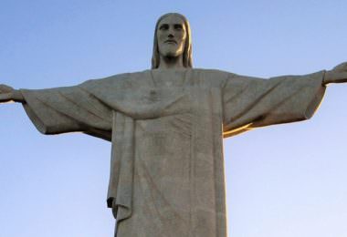 Brasilien, Rio de Janeiro, Cristo Redentor, Jesus Christus, Facebook-Boykott
