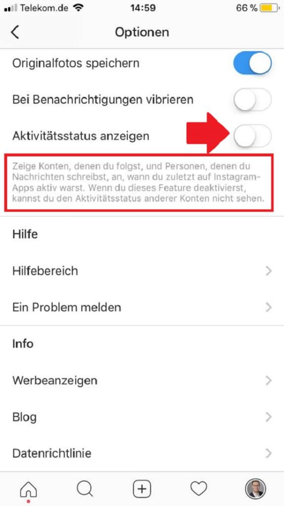 Instagram, Online-Status, Überwachung, Zuletzt Online