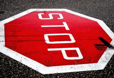 Stop, Stop-Schild, Verbot, Werbeverbote