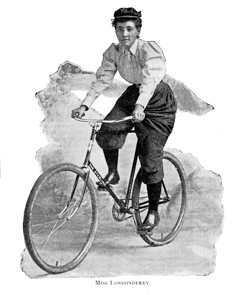 Annie Londonderry The Sterling Hosen Fahrrad