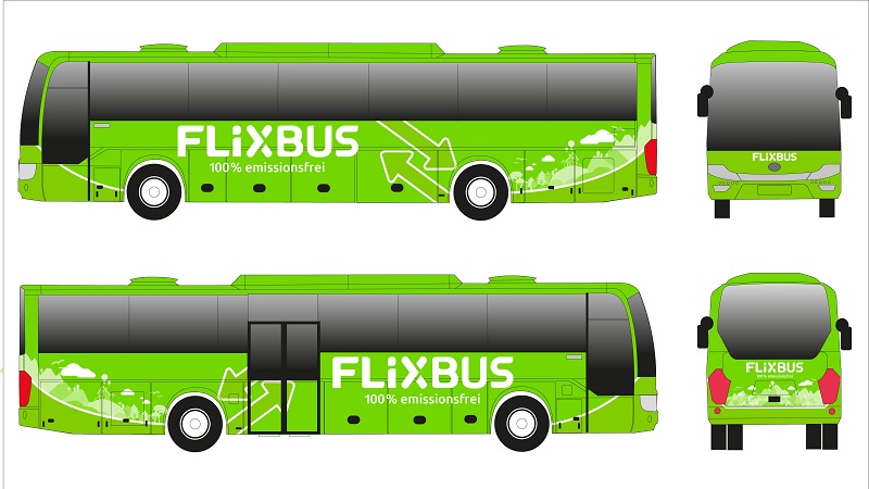 Flixbus E-Bus Modell