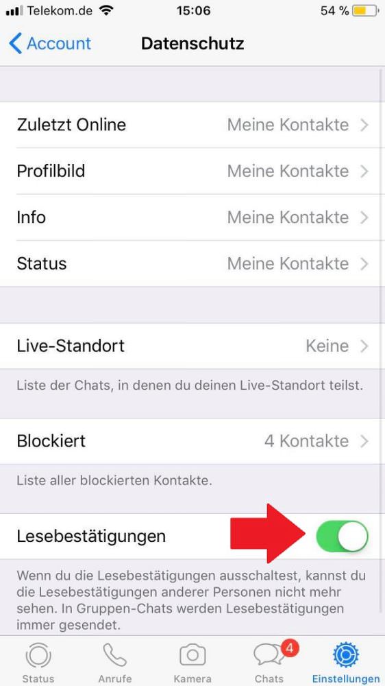 WhatsApp, WhatsApp Online-Status verbergen, Zuletzt online verbergen