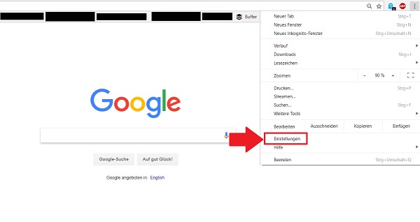 Cookies löschen, Browserverlauf löschen, Google Chrome