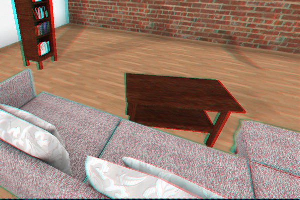 Rooom Raum 3D-Blick