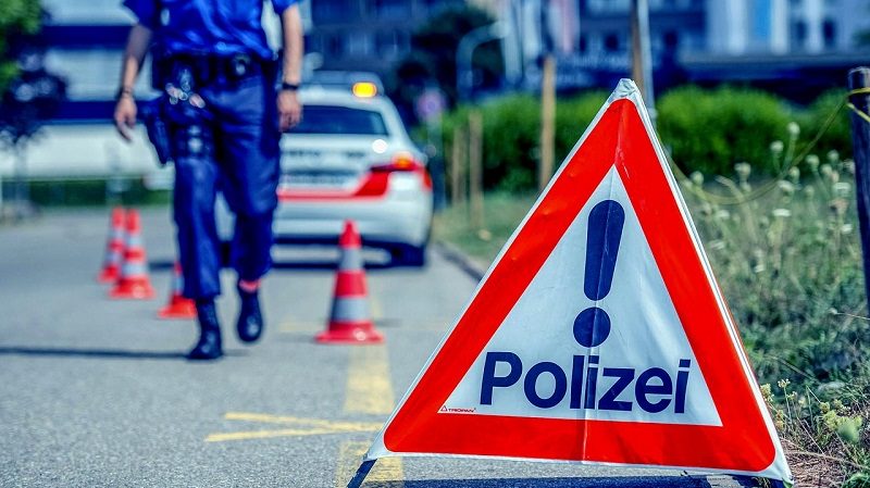 Polizei Schild Zürich Kantonspolizei