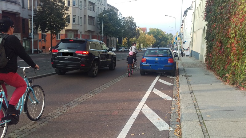 Falschparker Radfahrer Falschparker-Aktionswoche