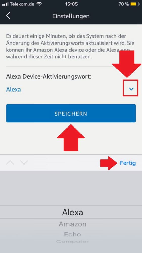 Alexa Aktivierungswort ändern, Amazon Echo Aktivierungswort ändern