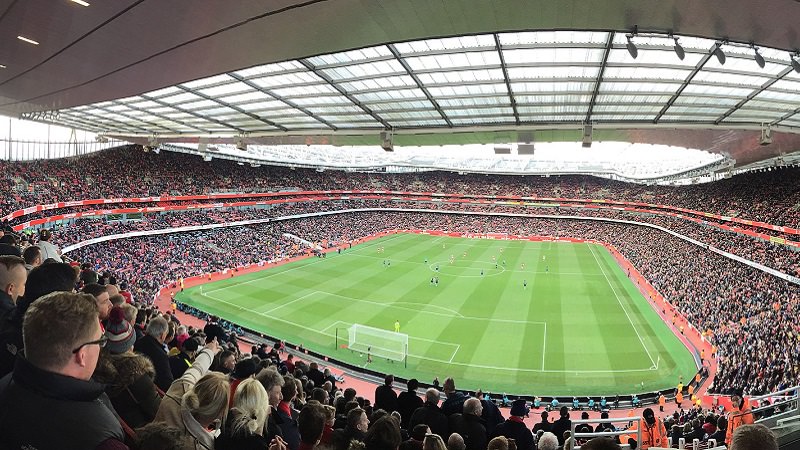 Arsenal London, Emirates Stadium, sichtbarste Marke