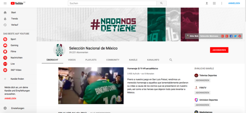 Mexico, Fußball, WM, Nationalteam, Russland, YouTube, Fans