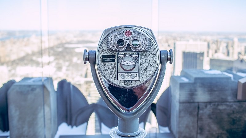 Fernglas, Ausblick, Teleskop, Zukunft Digitalisierung