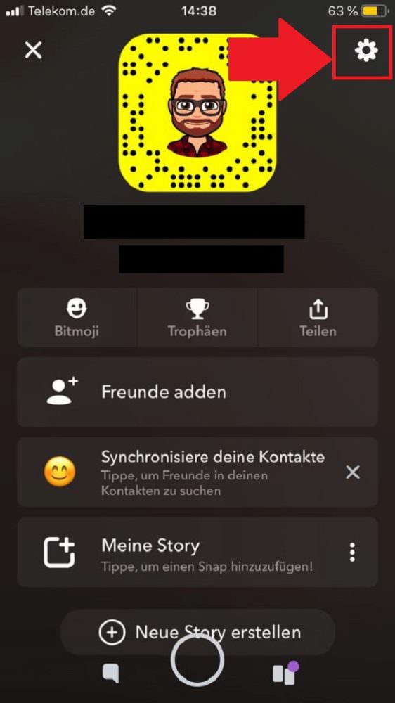 Snapchat, Snapchat-Targeting deaktivieren