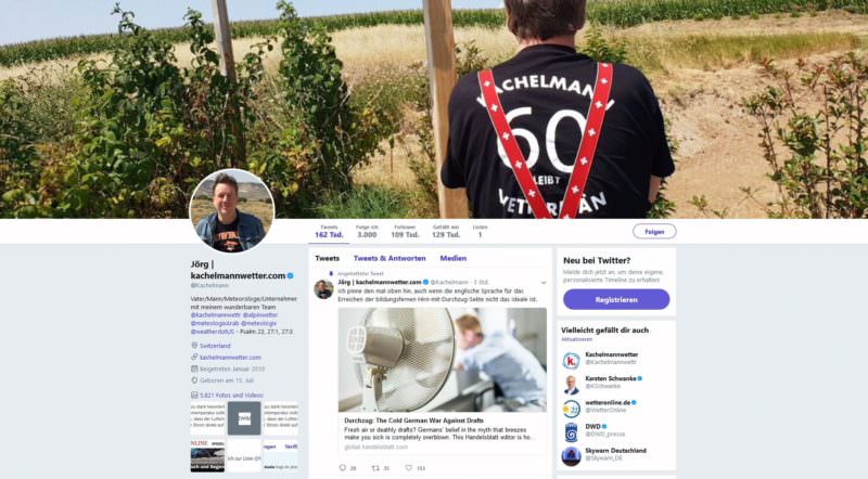 Jörg Kachelmann Twitter, erfolgreichste Manager