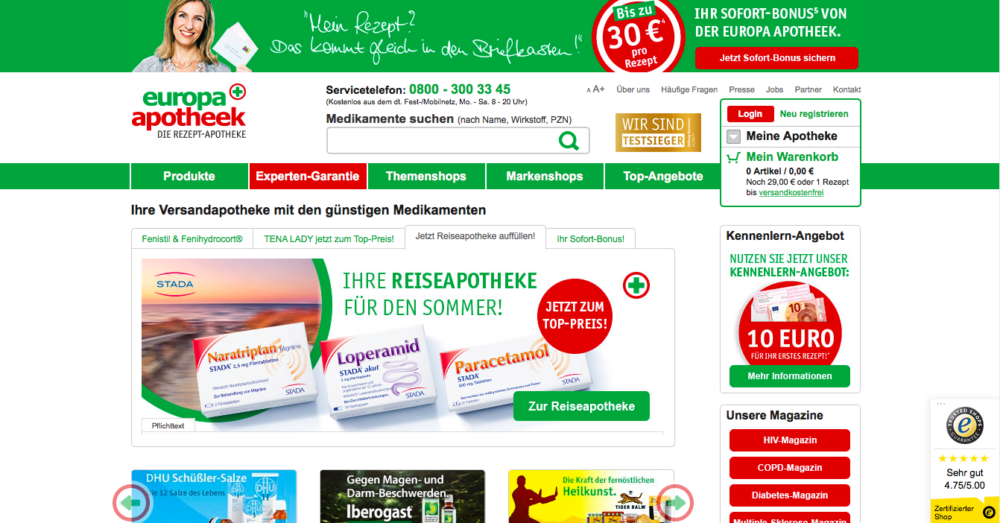 Polnische Online Apotheke Die Nach Deutschland Liefert Das sind die 10 besten Online-Apotheken Deutschlands