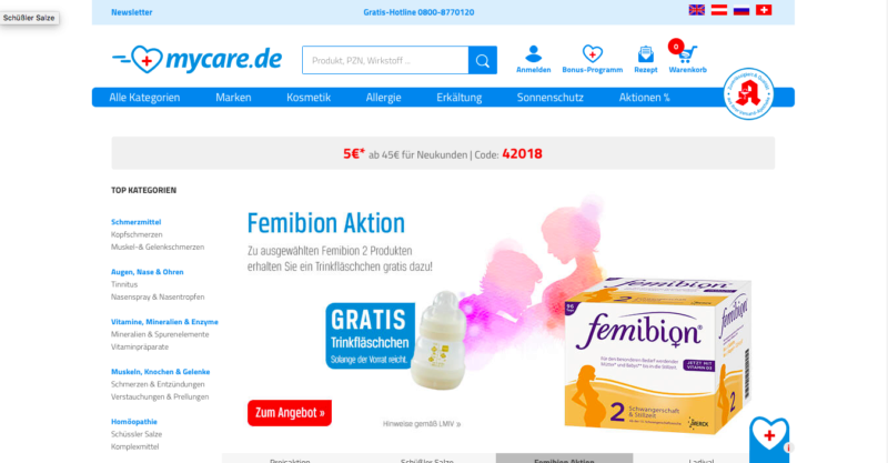 mycare Online Apotheke