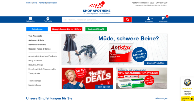 Shop Apotheke Online 