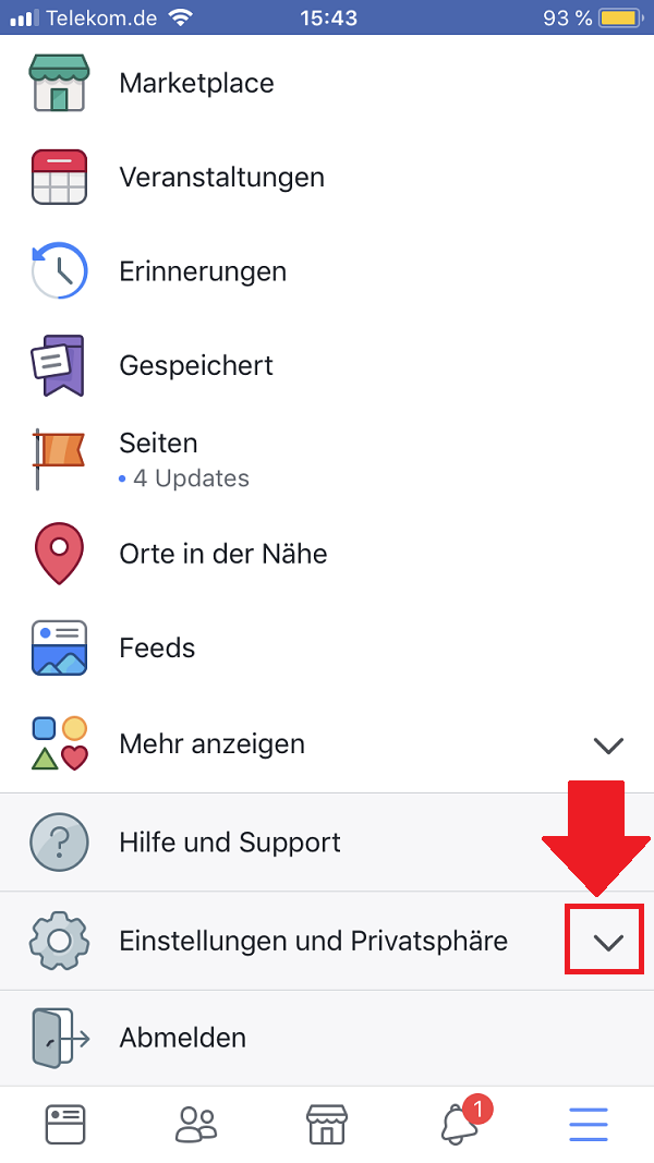 Facebook, Facebook Notifications, Facebook Benachrichtigungen