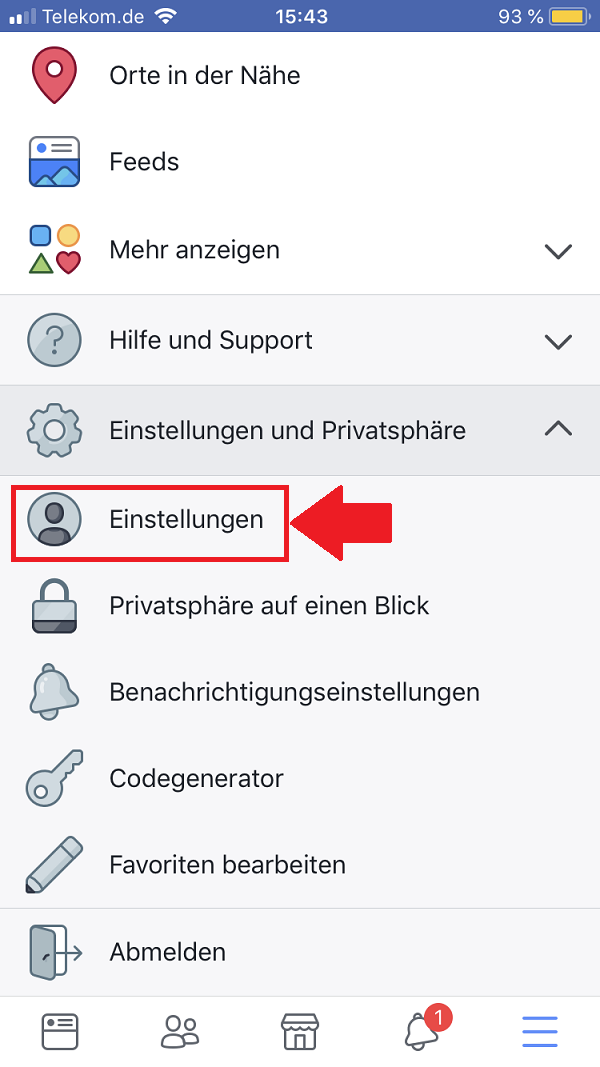 Facebook, Facebook Notifications, Facebook Benachrichtigungen