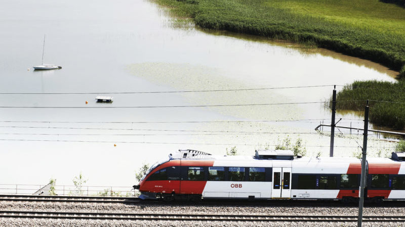 ÖBB Zug Bahn Landschaft