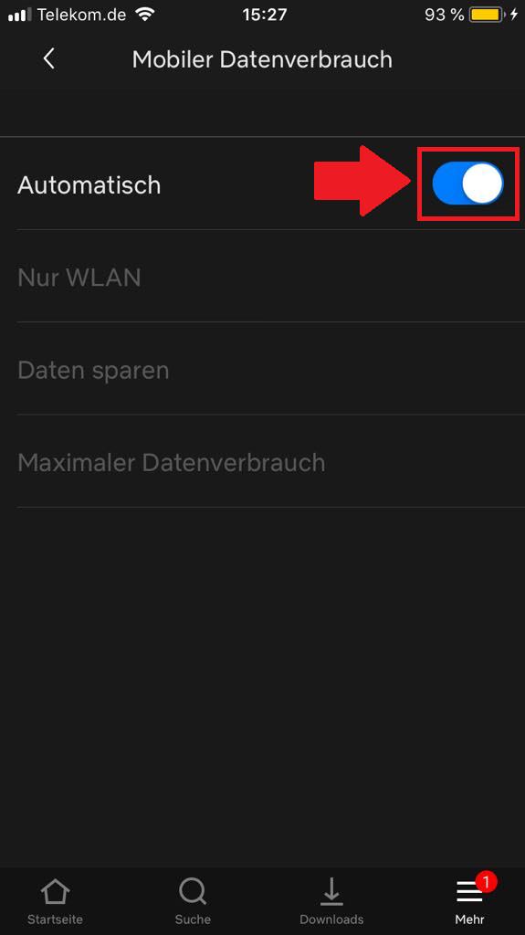 Netflix, Streaming, Netflix-App, Datenvolumen bei Netflix schonen, Datenverbrauch bei Netflix reduzieren