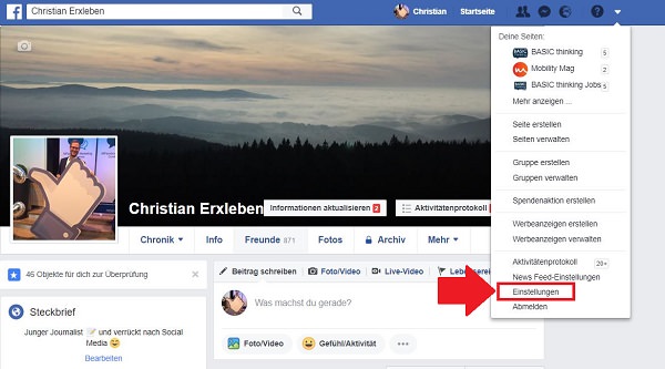 Facebook, Facebook-Profil, Facebook-Profil aus Google löschen, Facebook-Profil Google löschen, Facebook-Profil Google entfernen