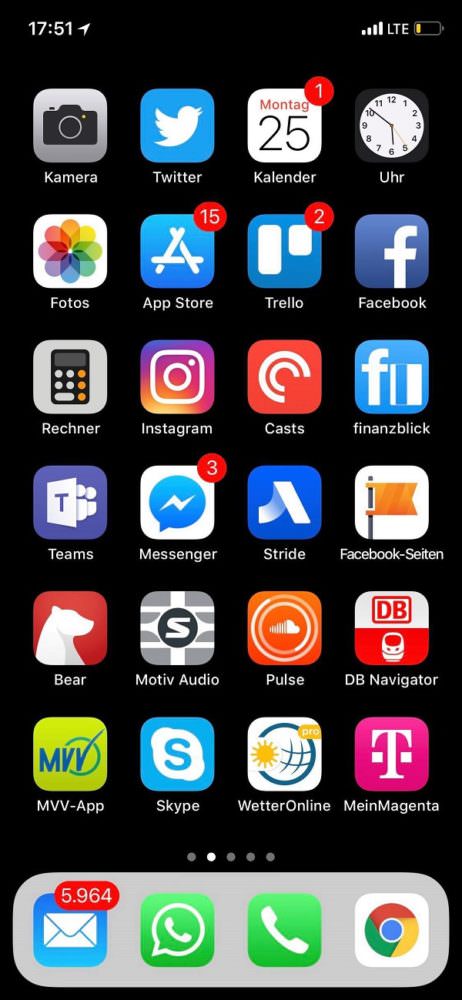 Benjamin Heinz, Homescreen, iPhone, Cornelsen Verlag