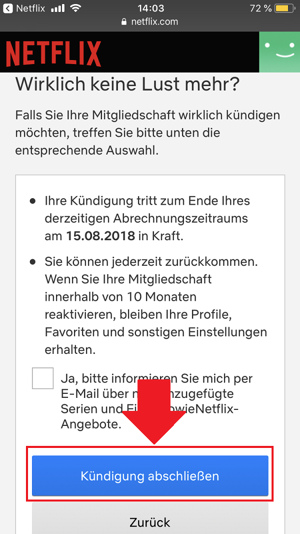 Netflix, Netflix-App, Streaming, Netflix-Abo kündigen