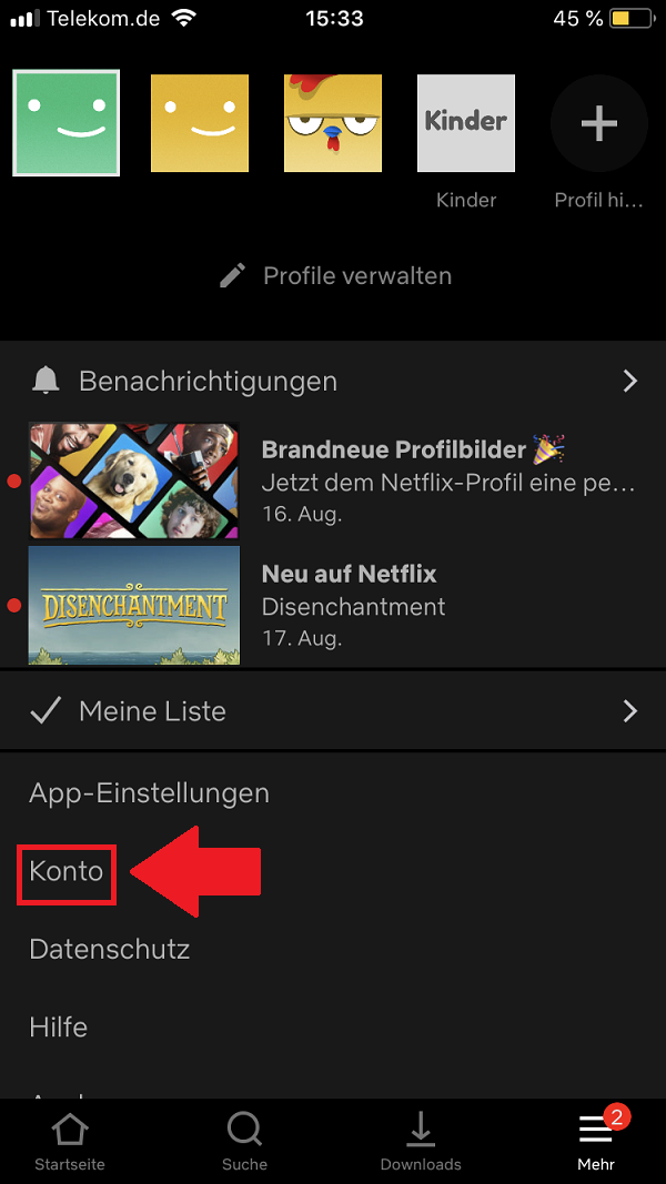 Netflix, Netflix-App, Netflix Watchlist, Bingewatchlist