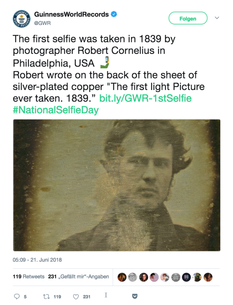 Robert Cornelius, Guiness World Records