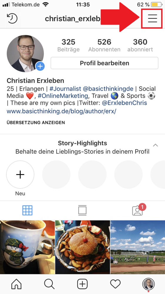 Instagram, Instagram-Verifizierung beantragen, blauer Haken Instagram, Verifizierung bei Instagram