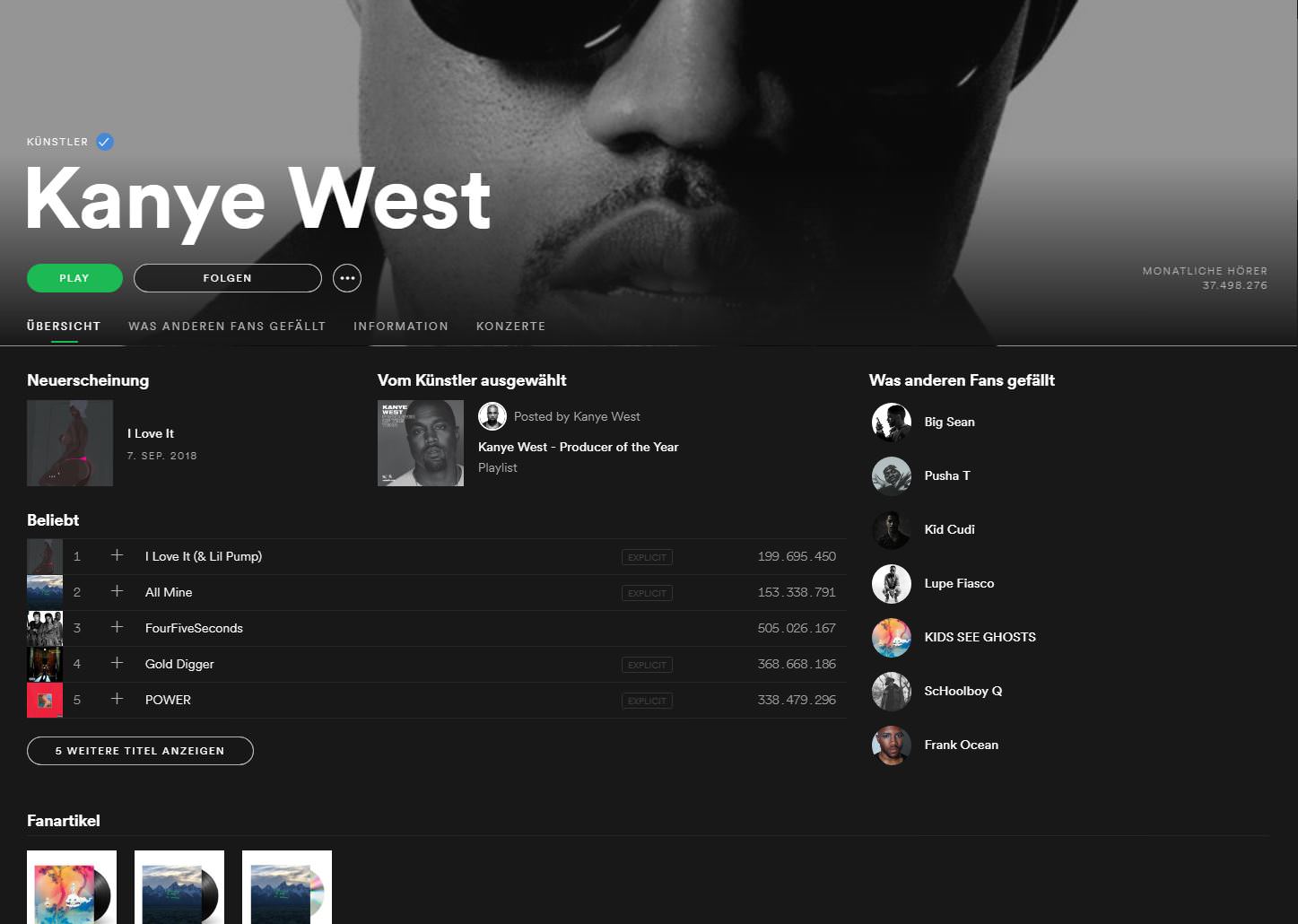 Spotify-Künstler: Das sind die erfolgreichsten Musiker der Plattform