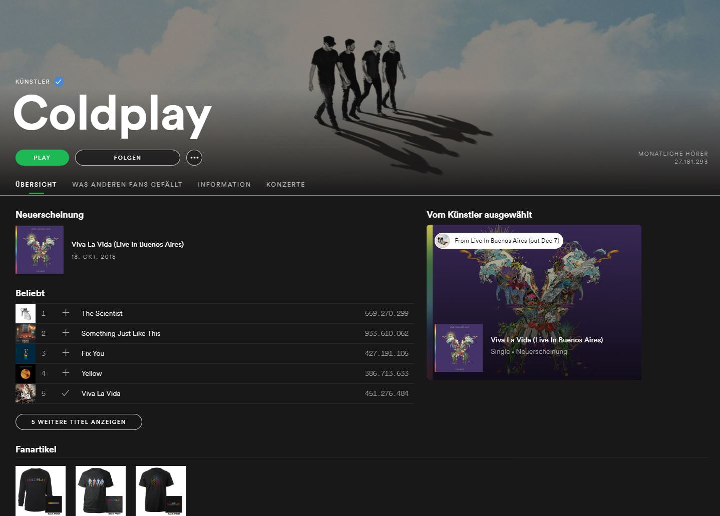 Spotify-Künstler: Das sind die erfolgreichsten Musiker der Plattform